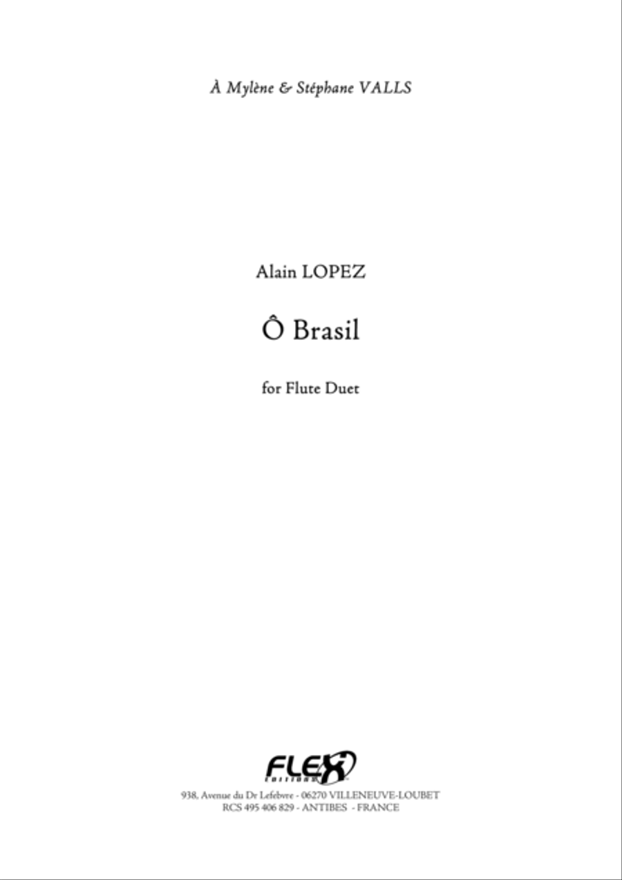 O Brasil Flute Duet scores gallery preview page 1