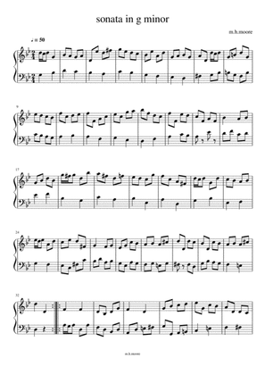 Sonata in g minor