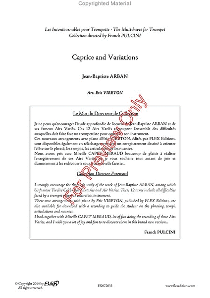 Caprice And Variations image number null