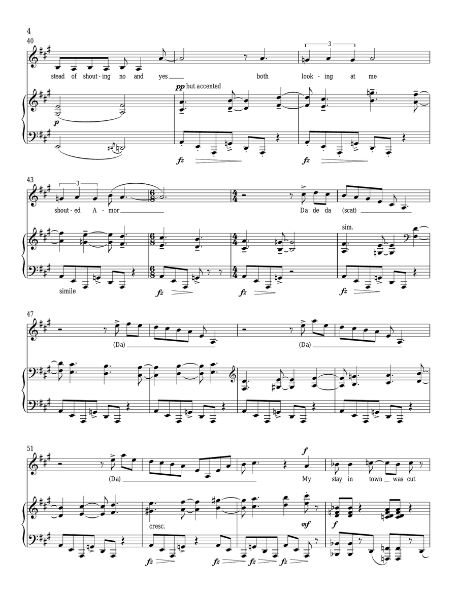 Amor Low Voice scores gallery preview page 4