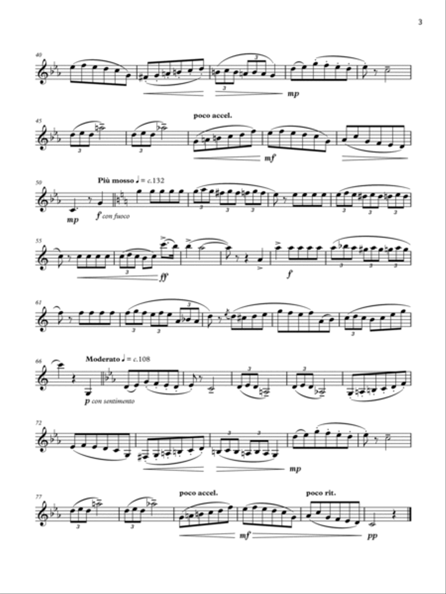 Spanischer Tanz (from Spanische Tänze) (Grade 5 List C3 from the ABRSM Clarinet syllabus from 2022) Clarinet Solo scores gallery preview page 2