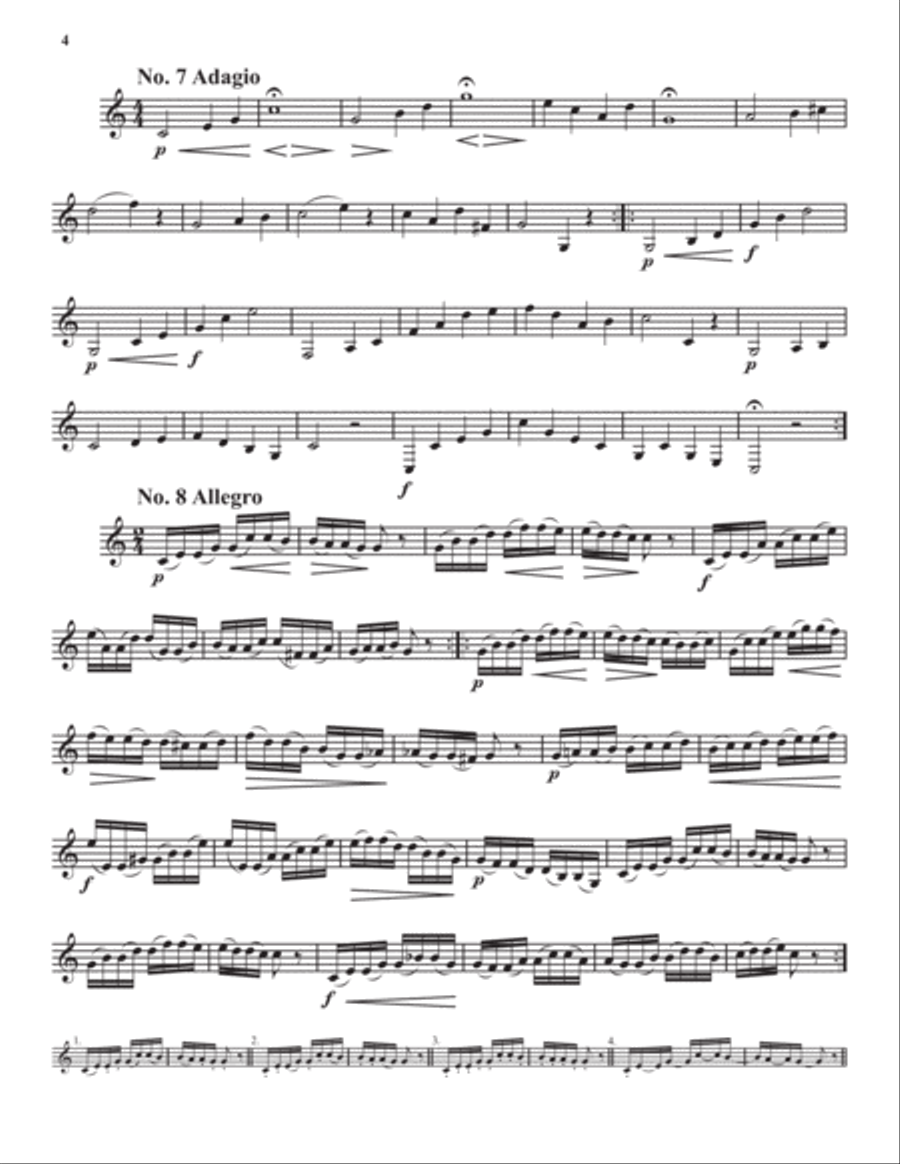 60 Etudes for Second Horn Horn scores gallery preview page 5