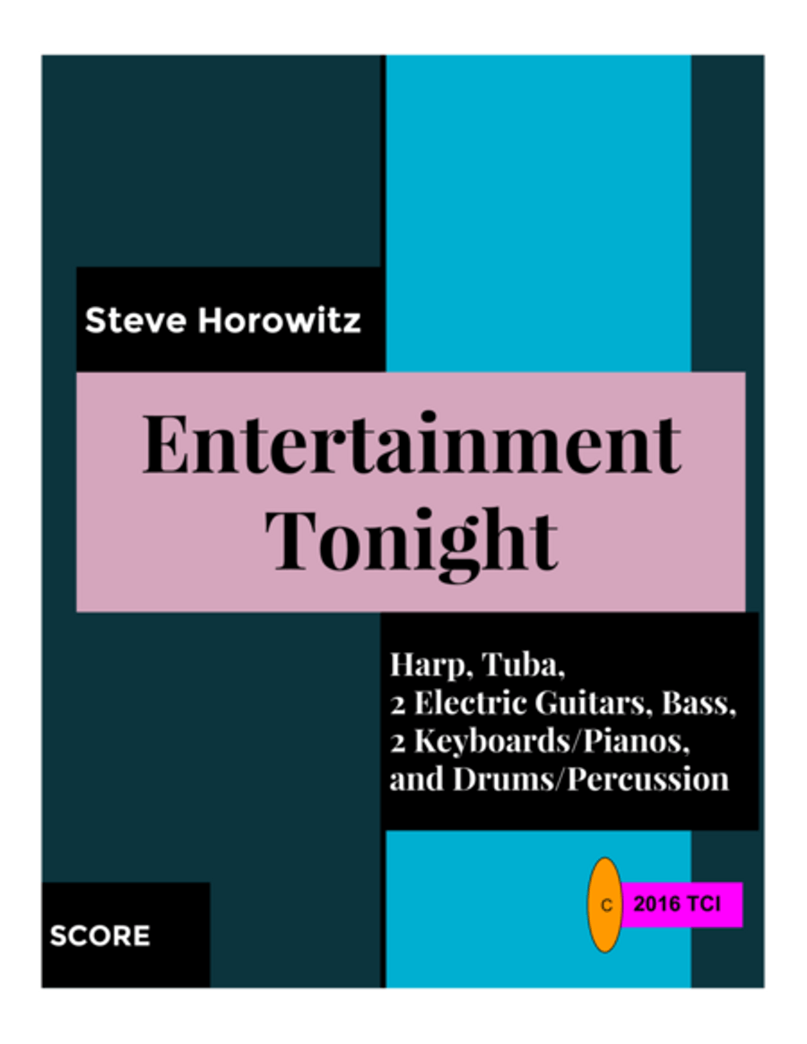 Entertainment Tonight-for Harp and 7 Players Small Ensemble scores gallery preview page 1