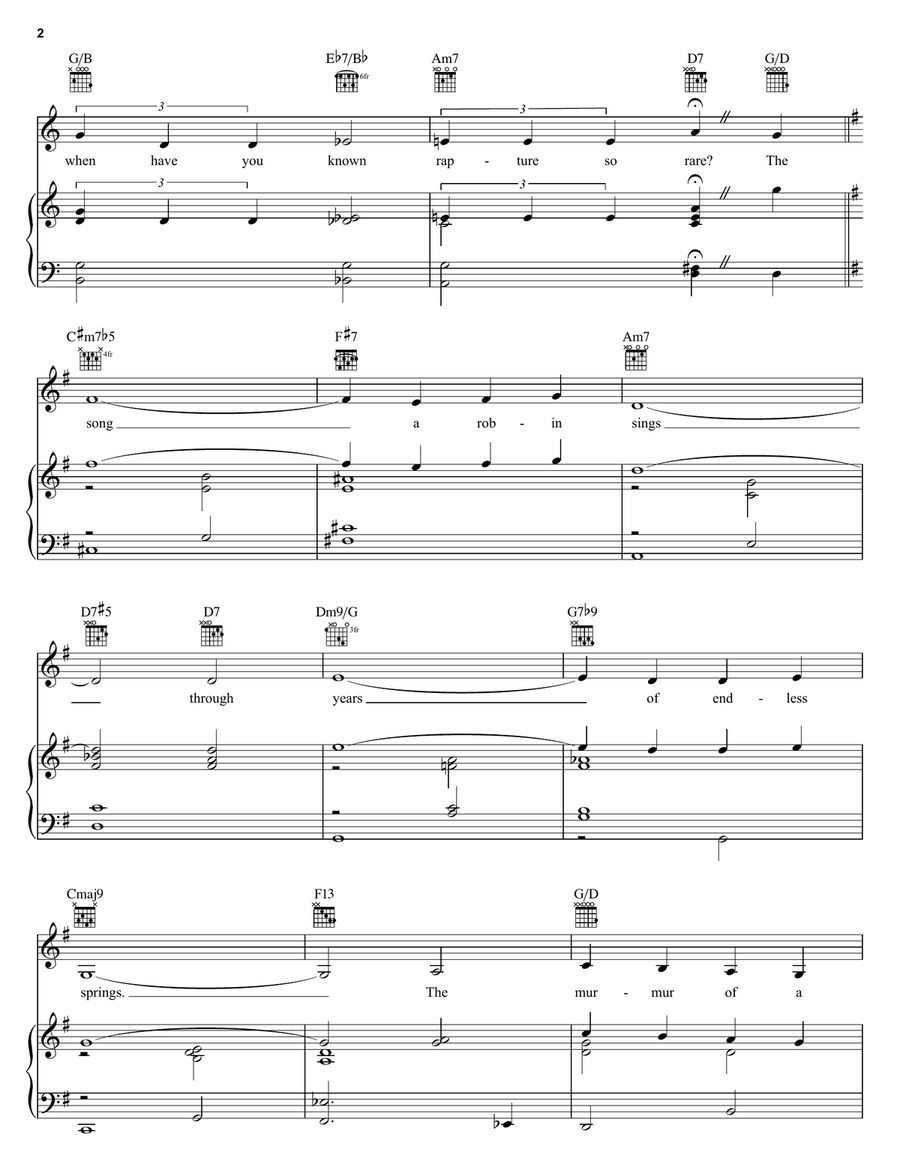 Stella By Starlight Stella By Starlight Piano, Vocal, Guitar scores gallery preview page 2