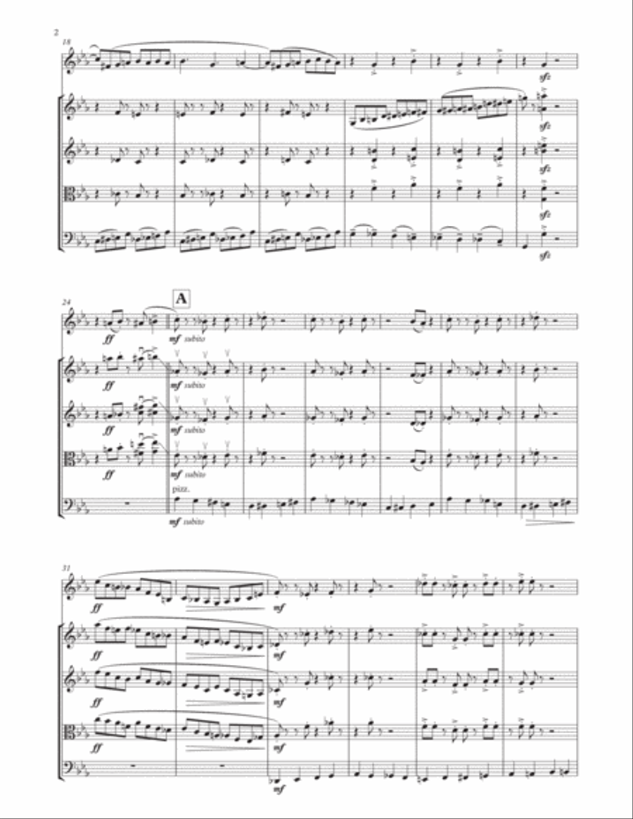 Broadway Follies Broadway Follies String Trio scores gallery preview page 3