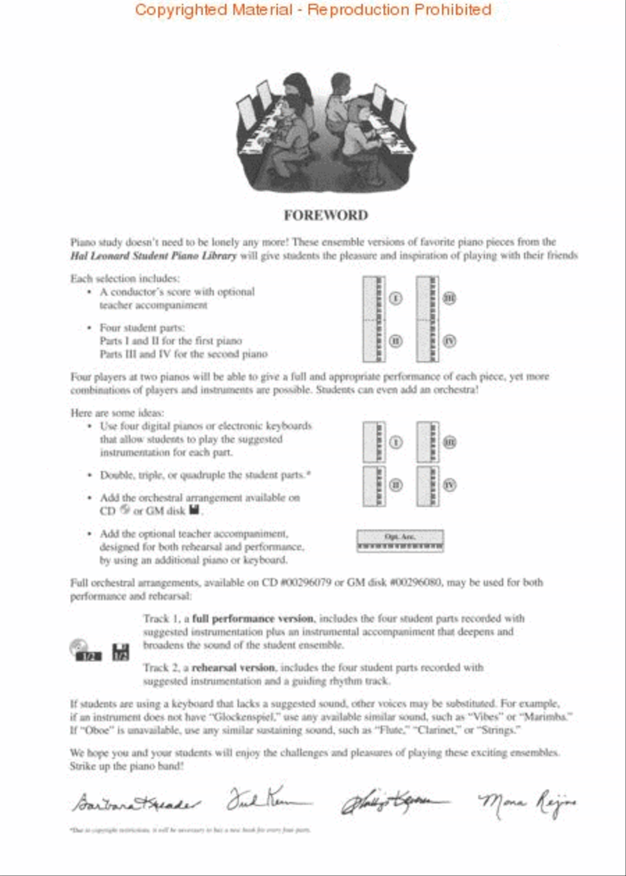 Piano Ensembles – Level 4 Piano Method scores gallery preview page 2