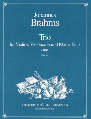 Book cover for Piano Trio No. 3 in C minor Op. 101