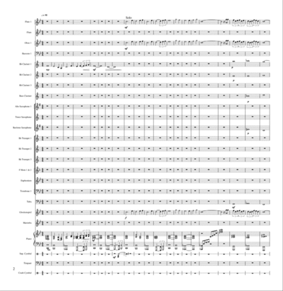 Mean Mean Percussion Ensemble scores gallery preview page 2