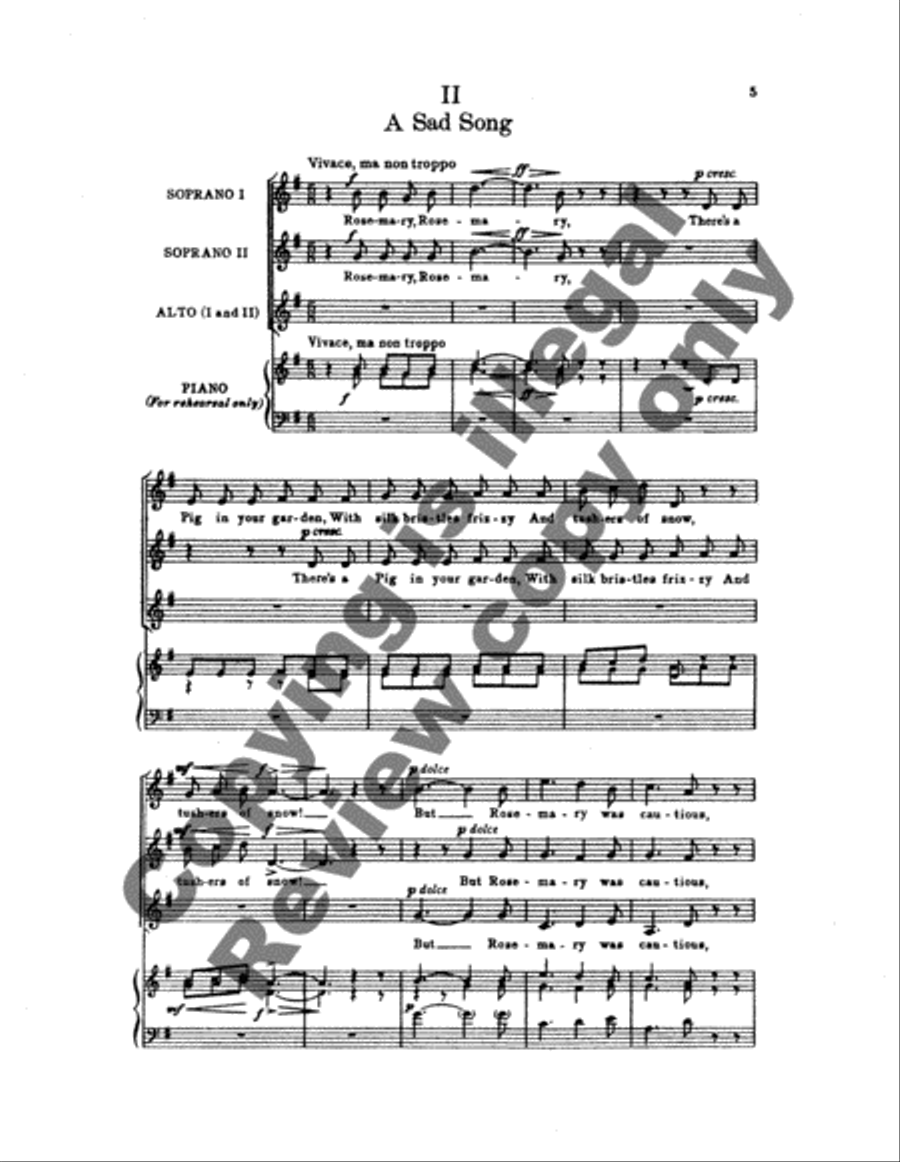 Rosemary Rosemary SSAA scores gallery preview page 4