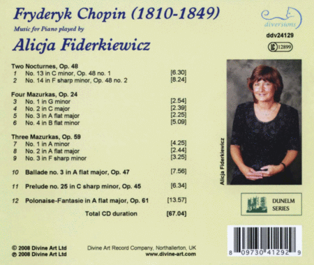 Fiderkiewicz Plays Chopin