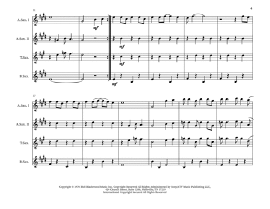 Put Your Hand In The Hand Small Ensemble scores gallery preview page 4