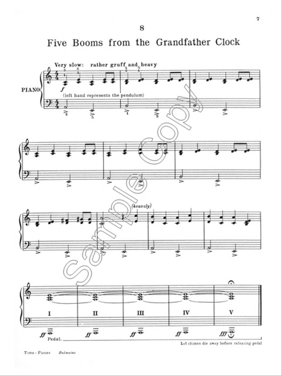 Time Pieces Time Pieces Easy Piano scores gallery preview page 3