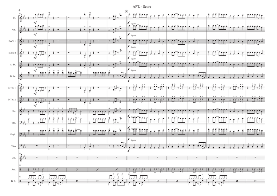 Apt. Concert Band scores gallery preview page 4