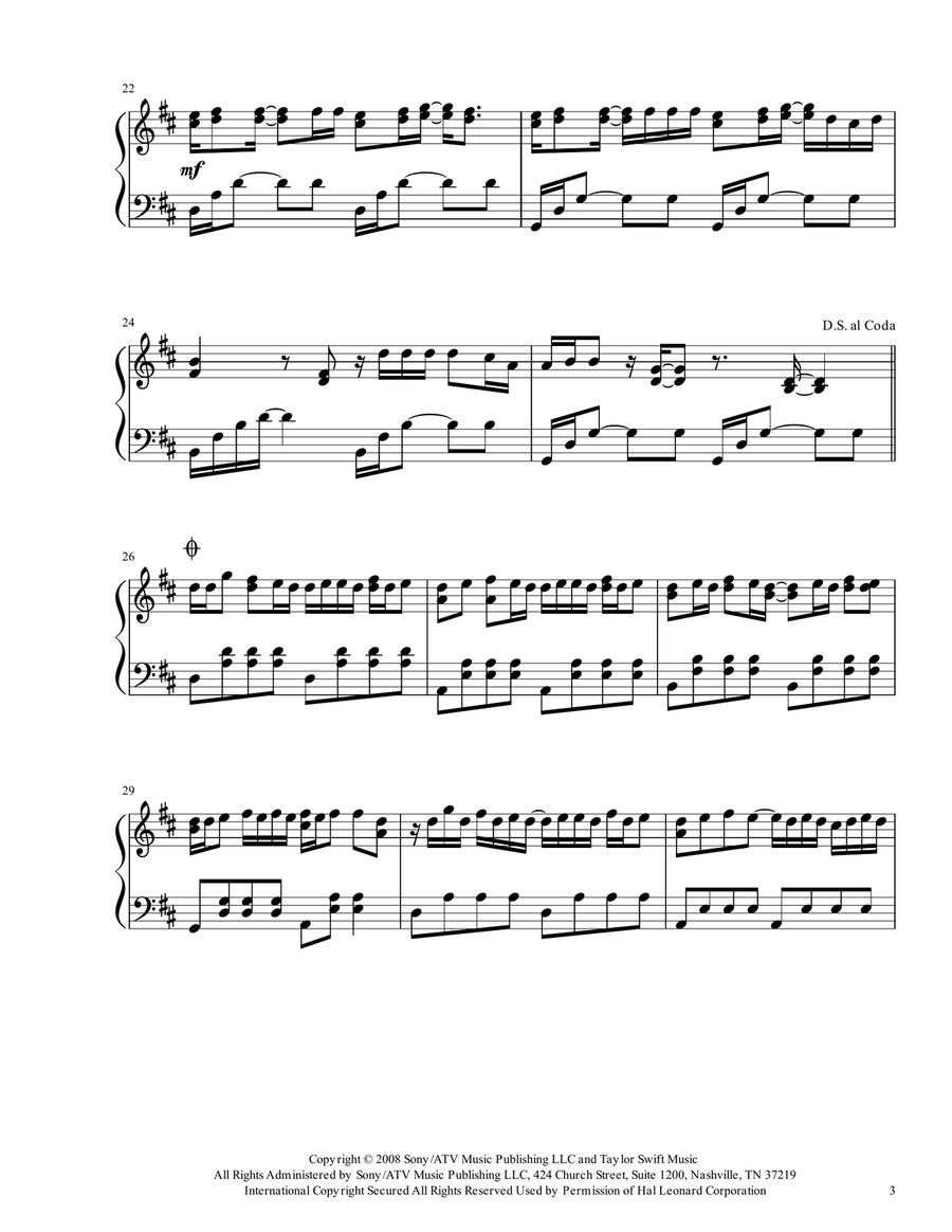 Love Story Harp scores gallery preview page 3