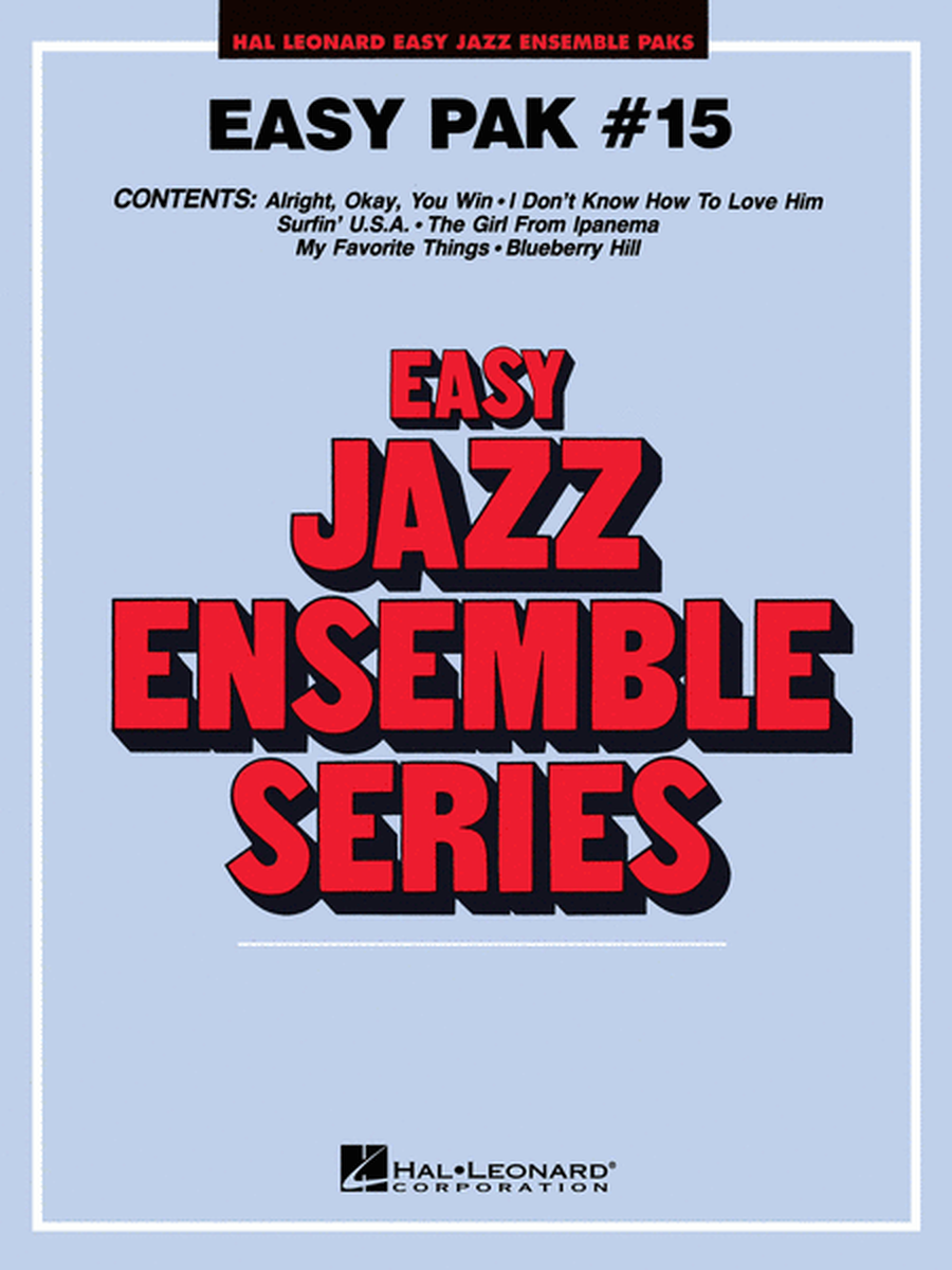 Easy Jazz Ensemble Pak 15 image number null