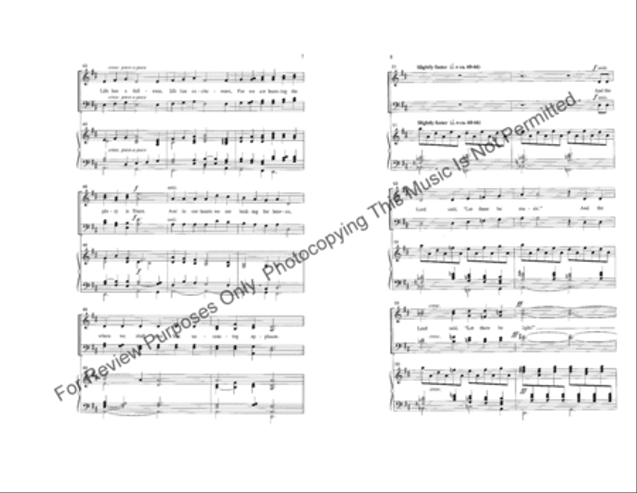 Lord, When We Praise You with Glorious Music 4-Part scores gallery preview page 4