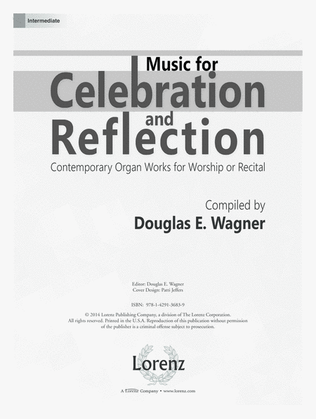 Book cover for Music for Celebration and Reflection