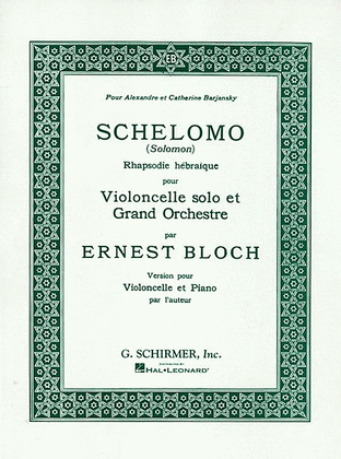 Book cover for Schelomo