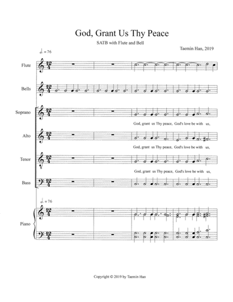 God, Grant Us Thy Peace - Choral Benediction image number null