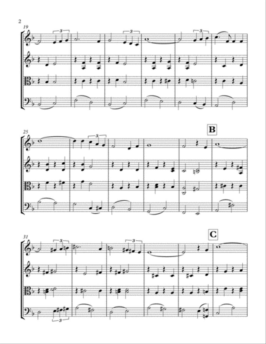 Beyond The Sea String Quartet scores gallery preview page 2