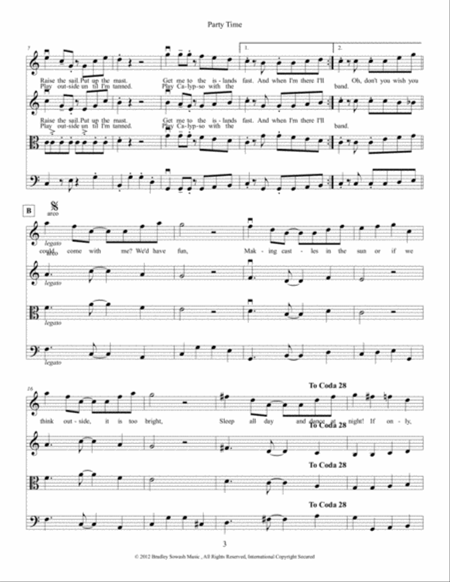 Party Time - Creative Strings String Orchestra scores gallery preview page 5