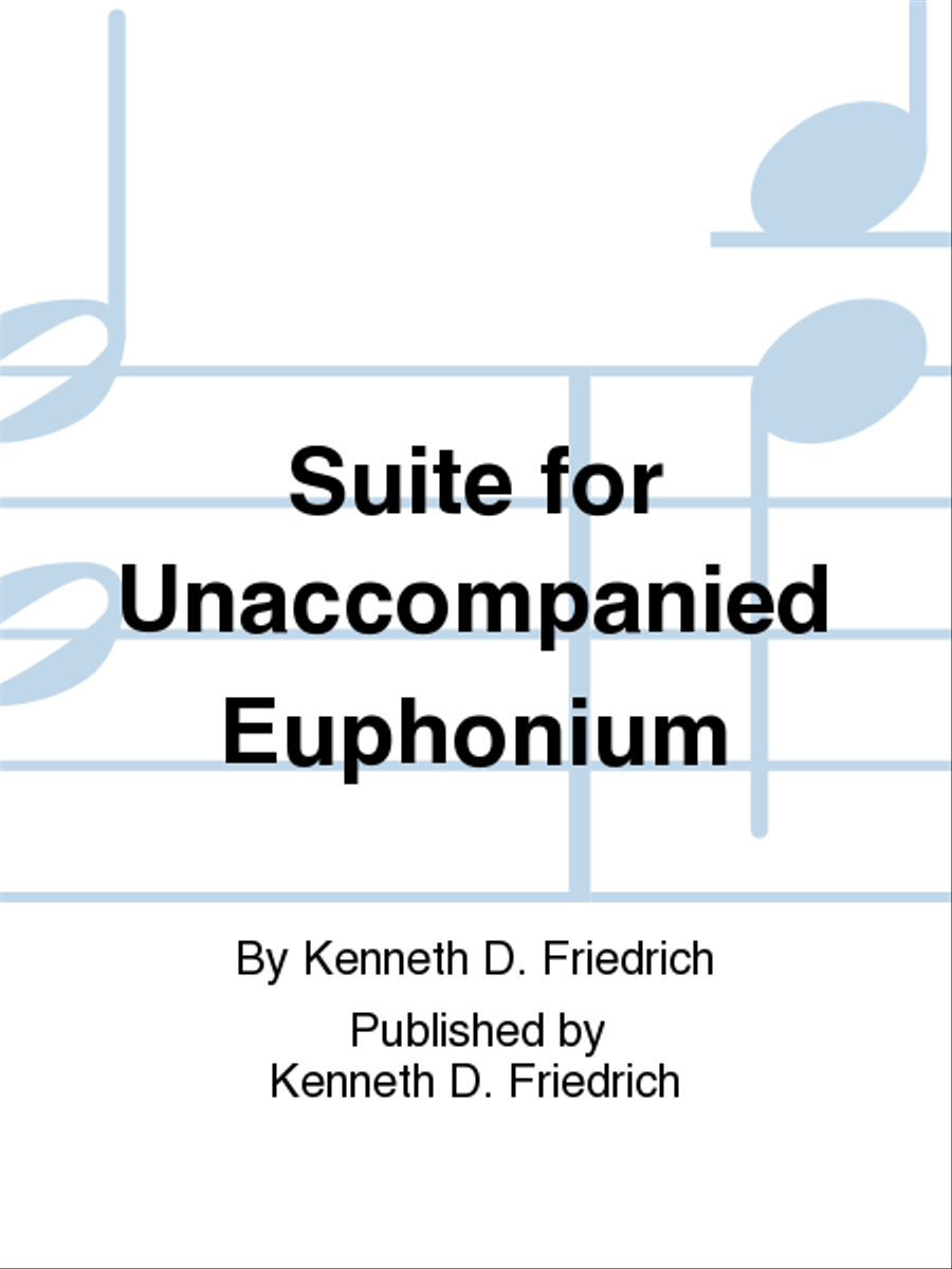 Suite for Unaccompanied Euphonium Euphonium scores gallery preview page 1