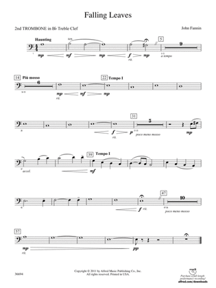 Falling Leaves: (wp) 2nd B-flat Trombone T.C.