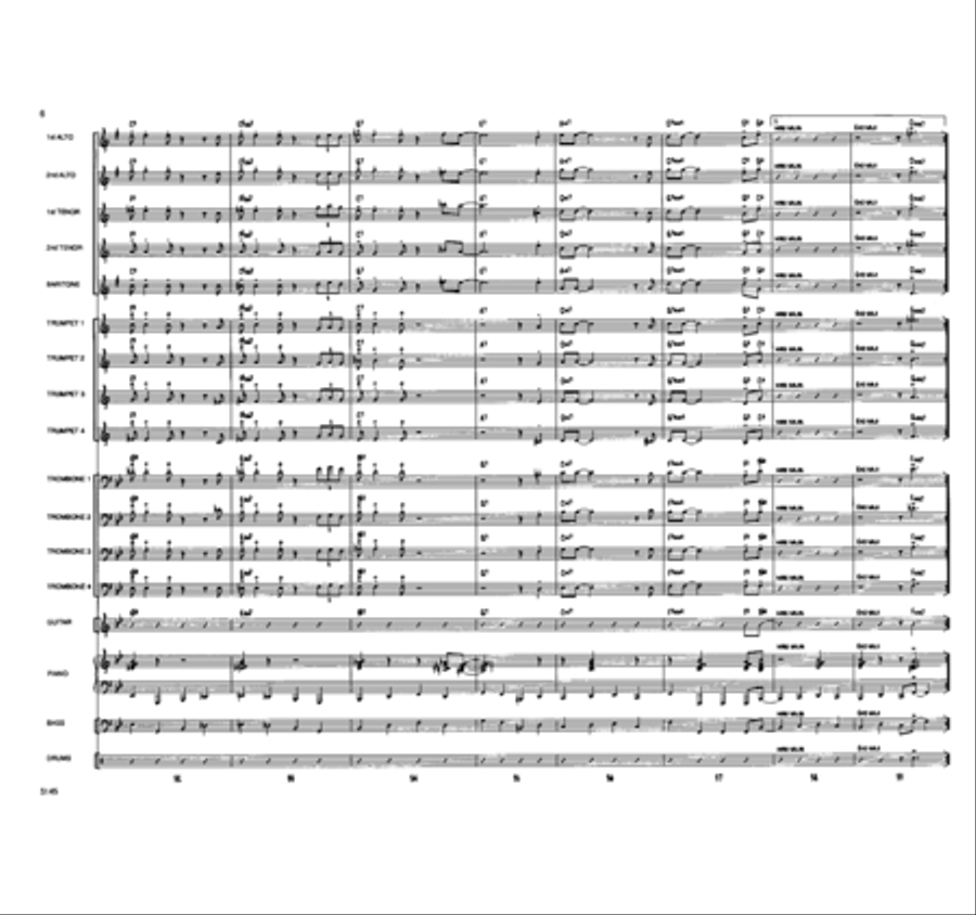 Big Daddy's Blues Big Daddy's Blues Jazz Ensemble scores gallery preview page 6