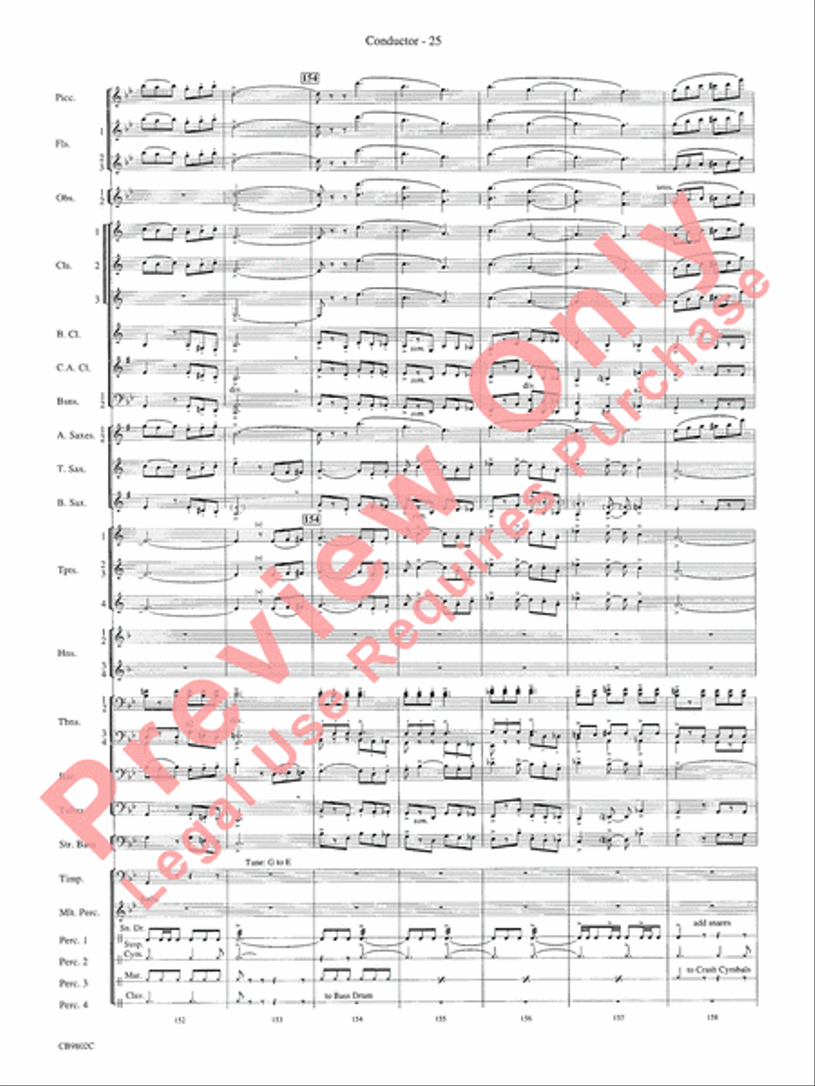 Porgy and Bess Porgy and Bess Concert Band scores gallery preview page 27