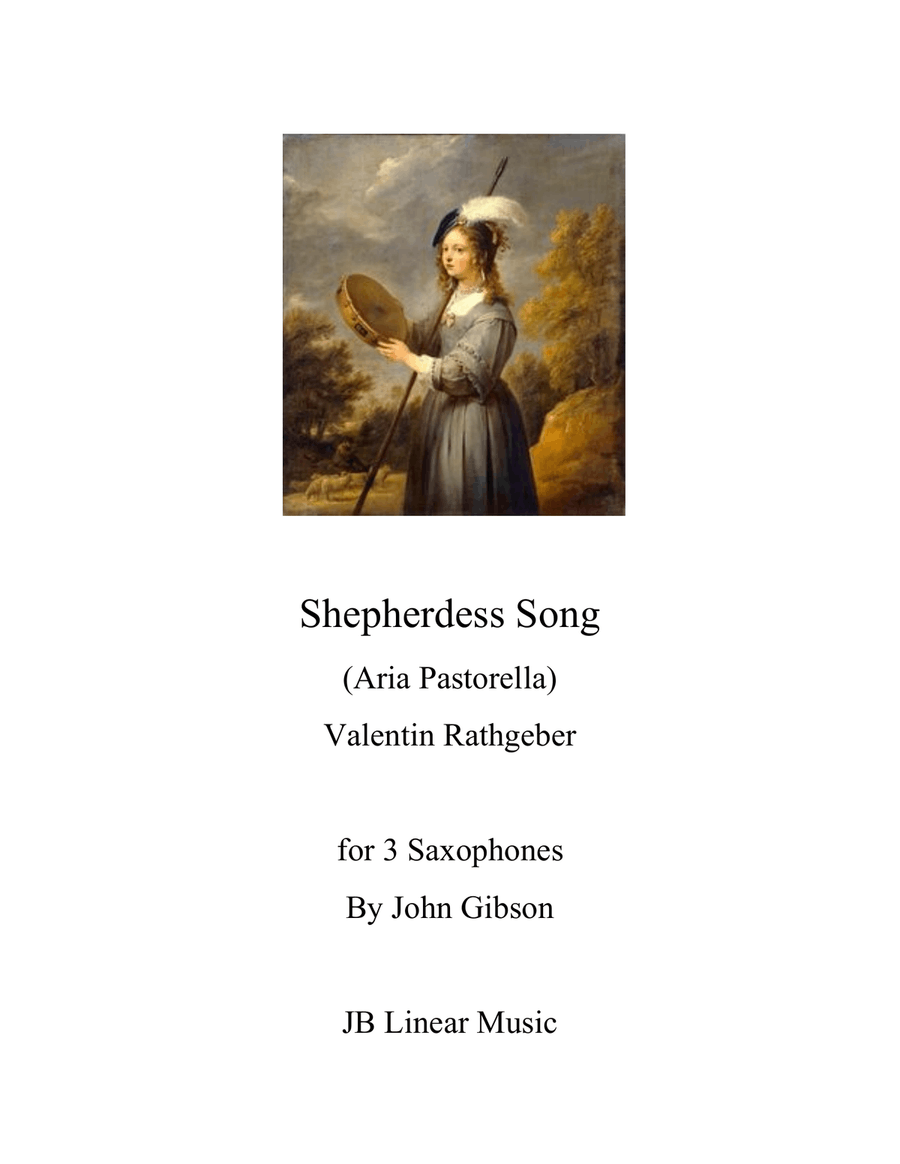 Shepherdess Song for Saxophone Trio Woodwind Trio scores gallery preview page 1