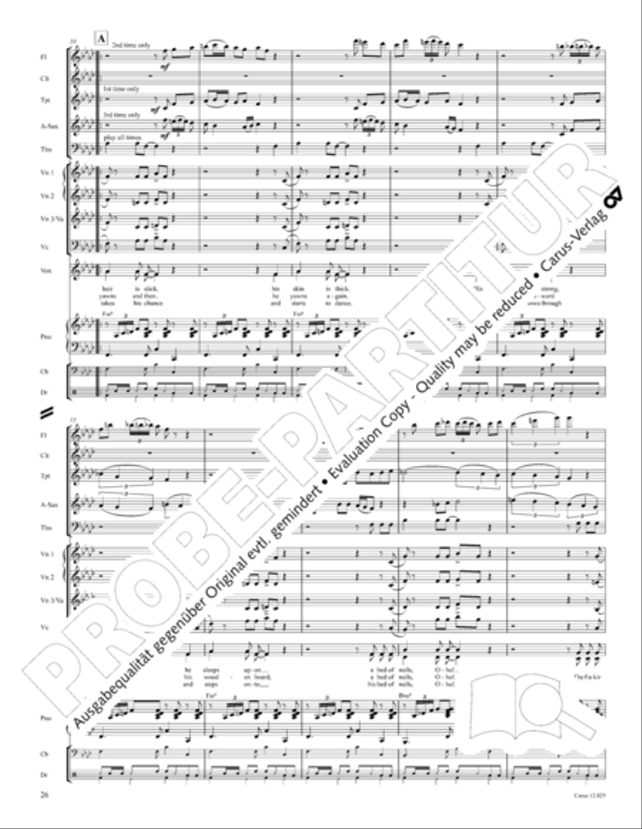 Circus Allegro Circus Allegro Choir scores gallery preview page 27