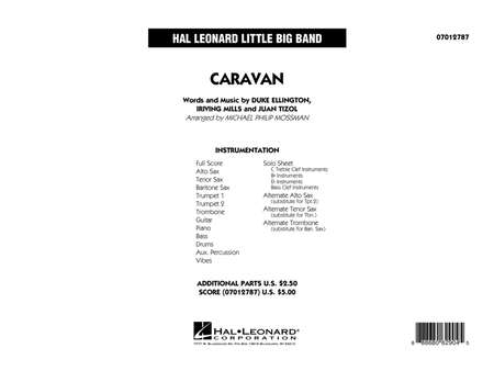Caravan - Full Score