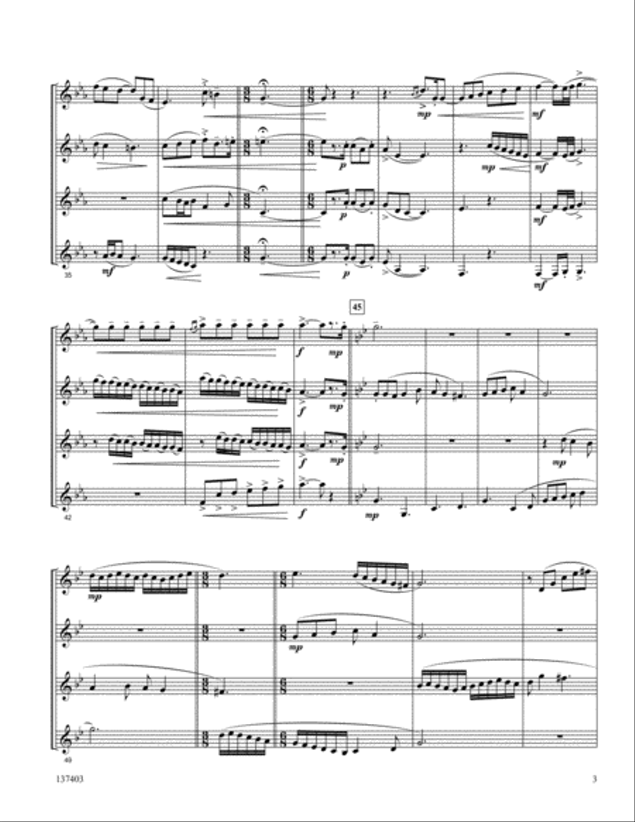 Coventry Carol Coventry Carol Horn scores gallery preview page 3