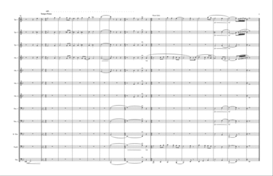 The Emperor's Fanfare! The Emperor's Fanfare! Brass Ensemble scores gallery preview page 5