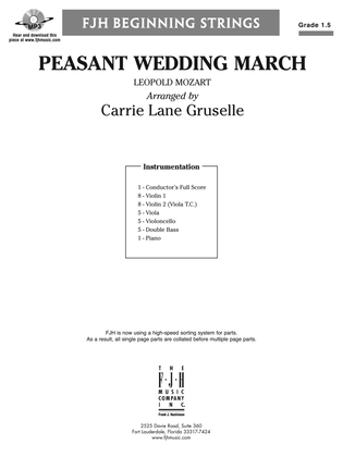 Peasant Wedding March: Score