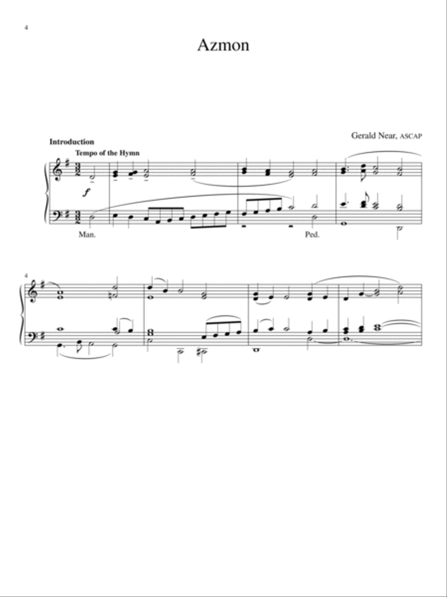 Laudes Domini: 10 Hymn Introductions and Harmonizations for Organ, Volume 2 Organ scores gallery preview page 4