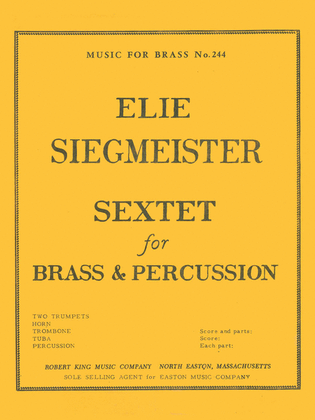 Sextet For Brass & Percussion (sextet-brass)
