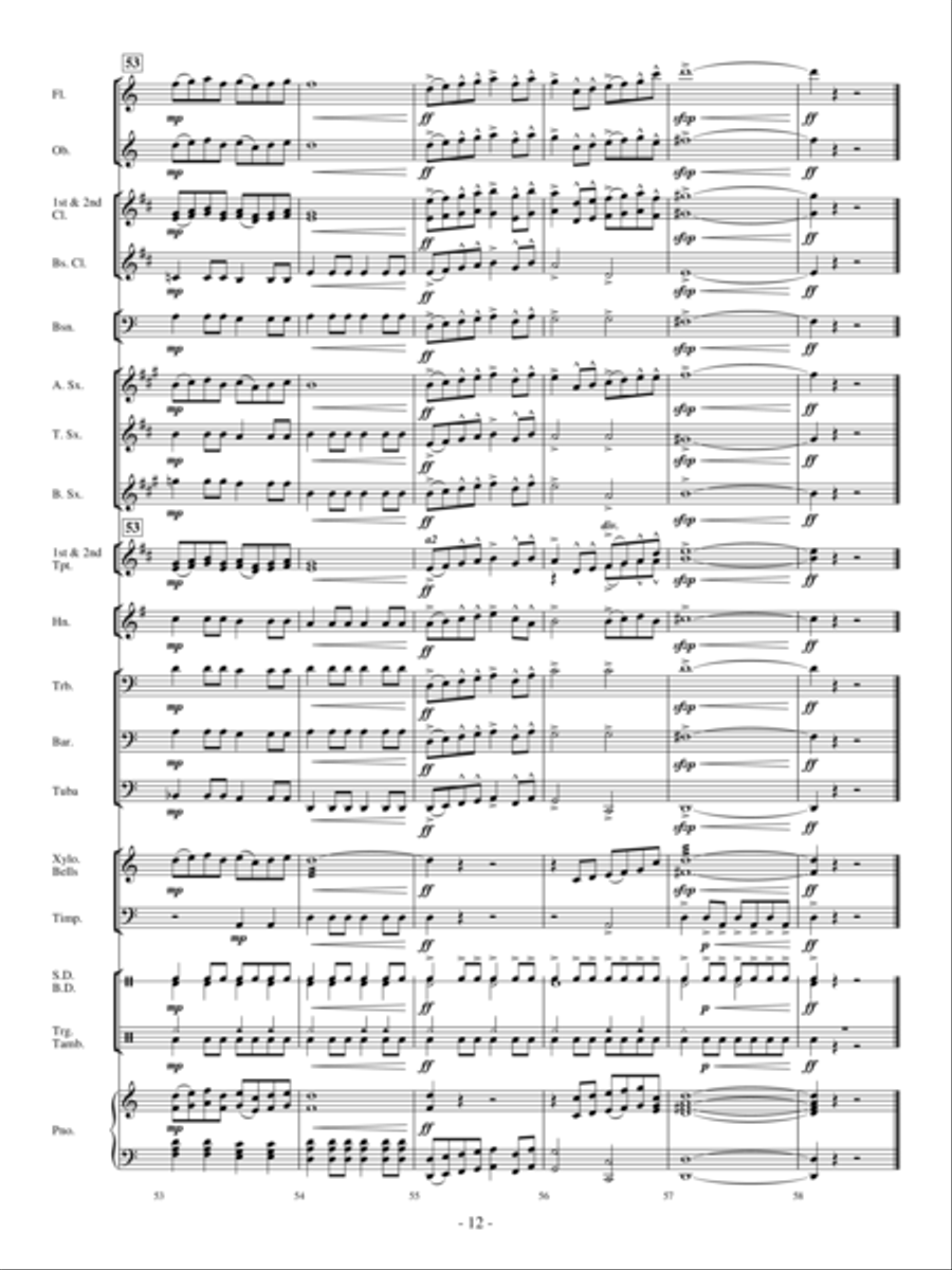 Animoso Concert Band scores gallery preview page 11