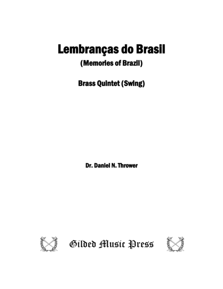 Lembranças do Brasil (for Brass Quintet) image number null