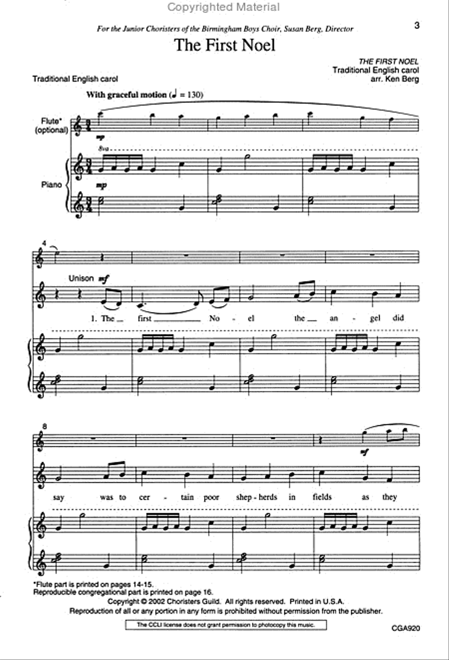 The First Noel The First Noel 2-Part scores gallery preview page 2