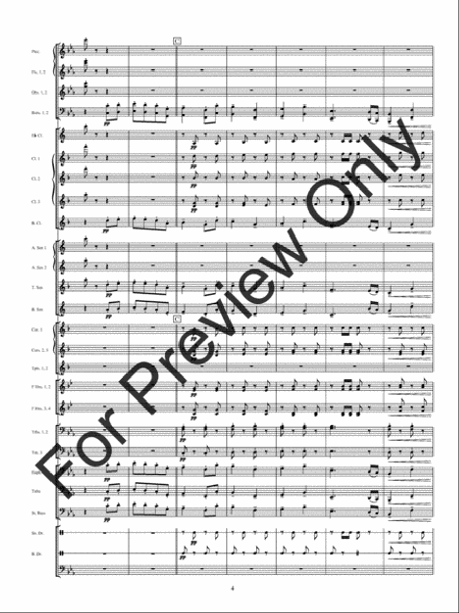 Inglesina The Little English Girl (Score) Concert Band scores gallery preview page 7