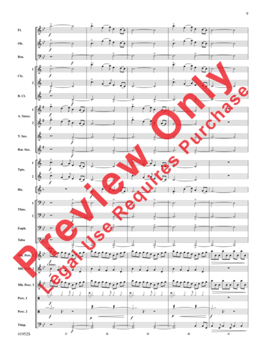 Furaha! Concert Band scores gallery preview page 9