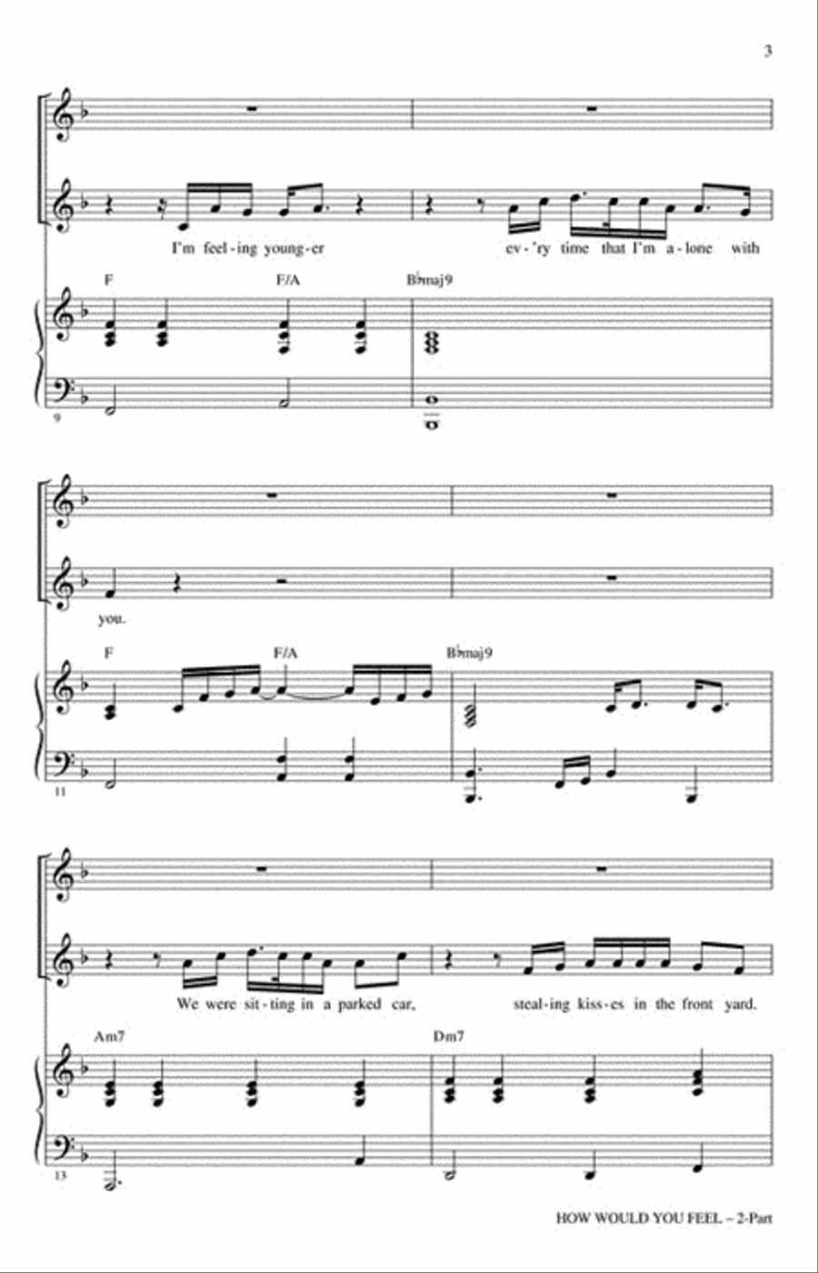 <br>Sheet music extract