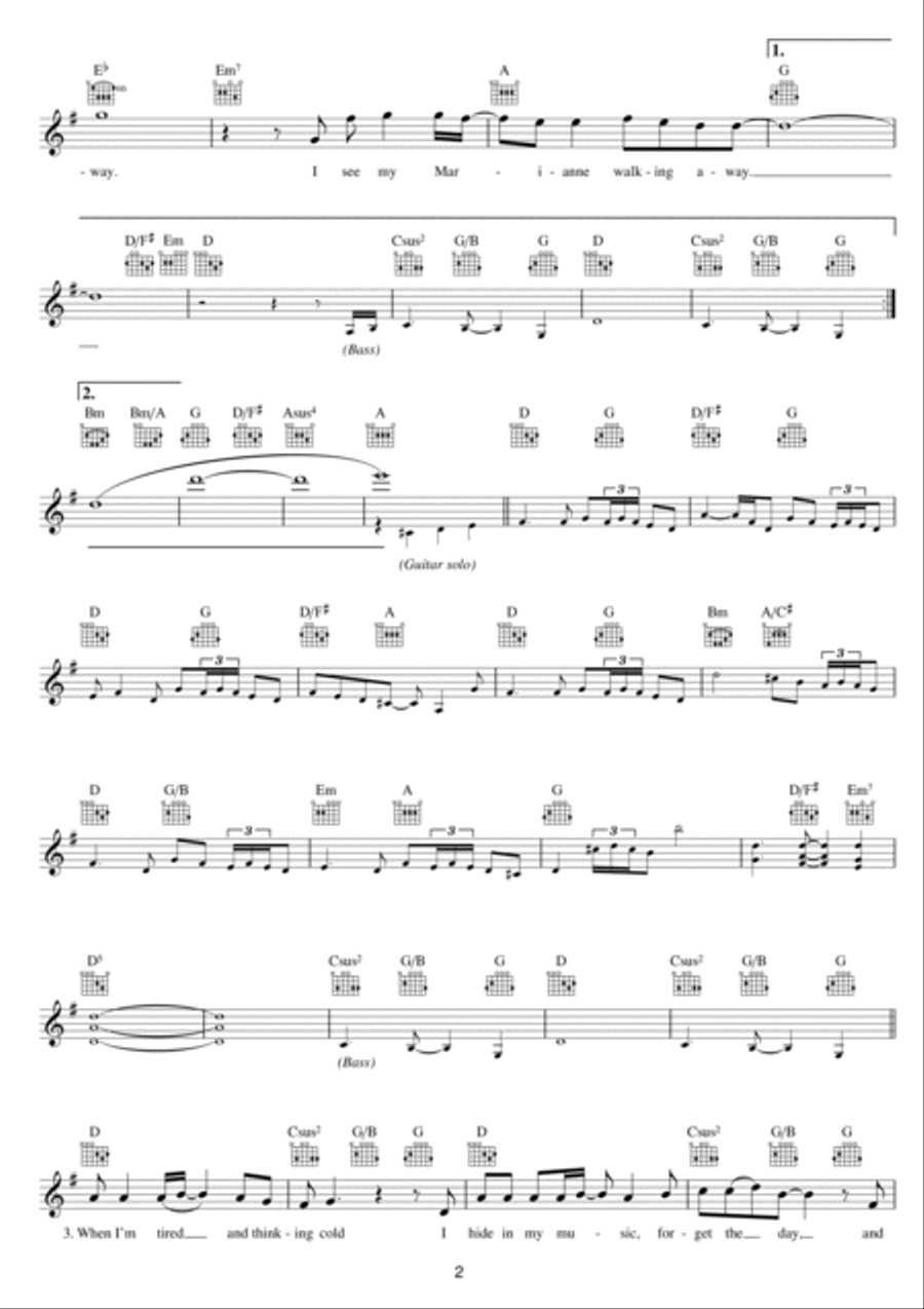 More Than A Feeling Piano scores gallery preview page 2