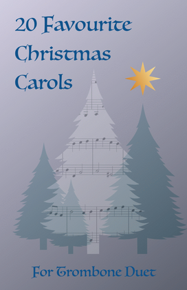 Book cover for 20 Favourite Christmas Carols for Trombone Duet
