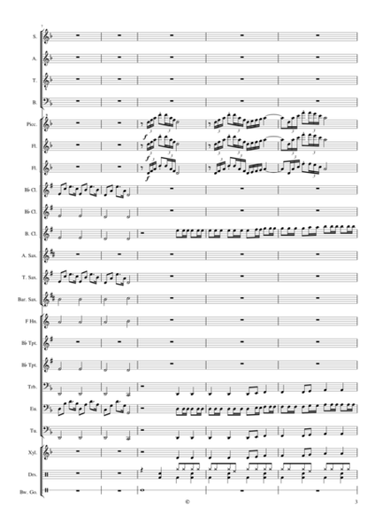Gimme Gimme Gimme for SATB + Band