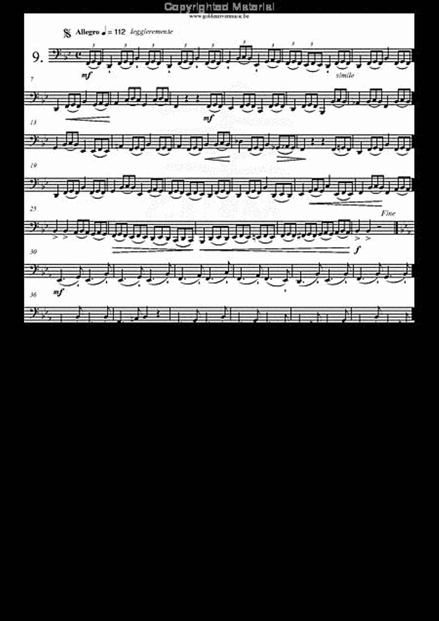 30 Etudes op. 13 Tuba scores gallery preview page 10