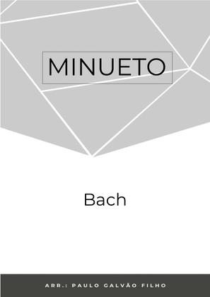 Book cover for MINUETO - BACH - TROMBONE TRIO