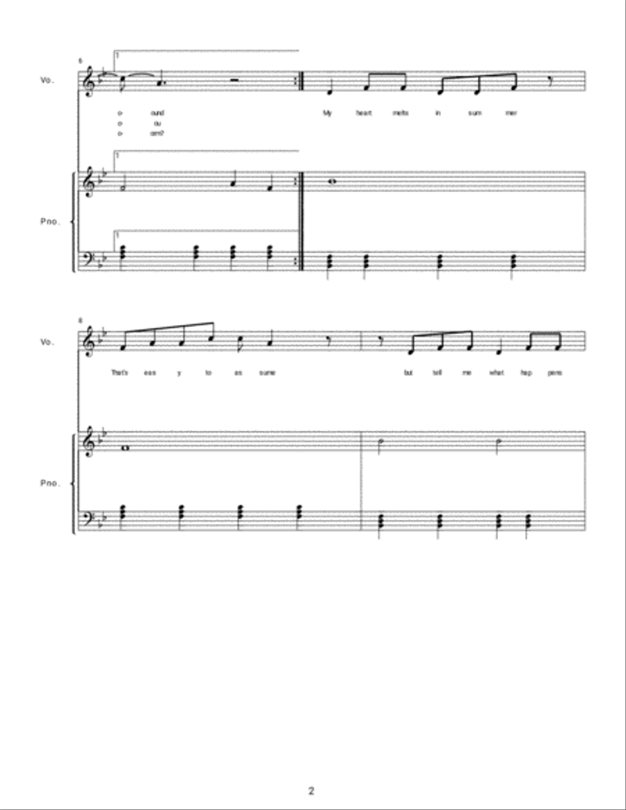 Seasons Change 1 Piano, 4-Hands scores gallery preview page 2