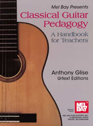 Book cover for Classical Guitar Pedagogy